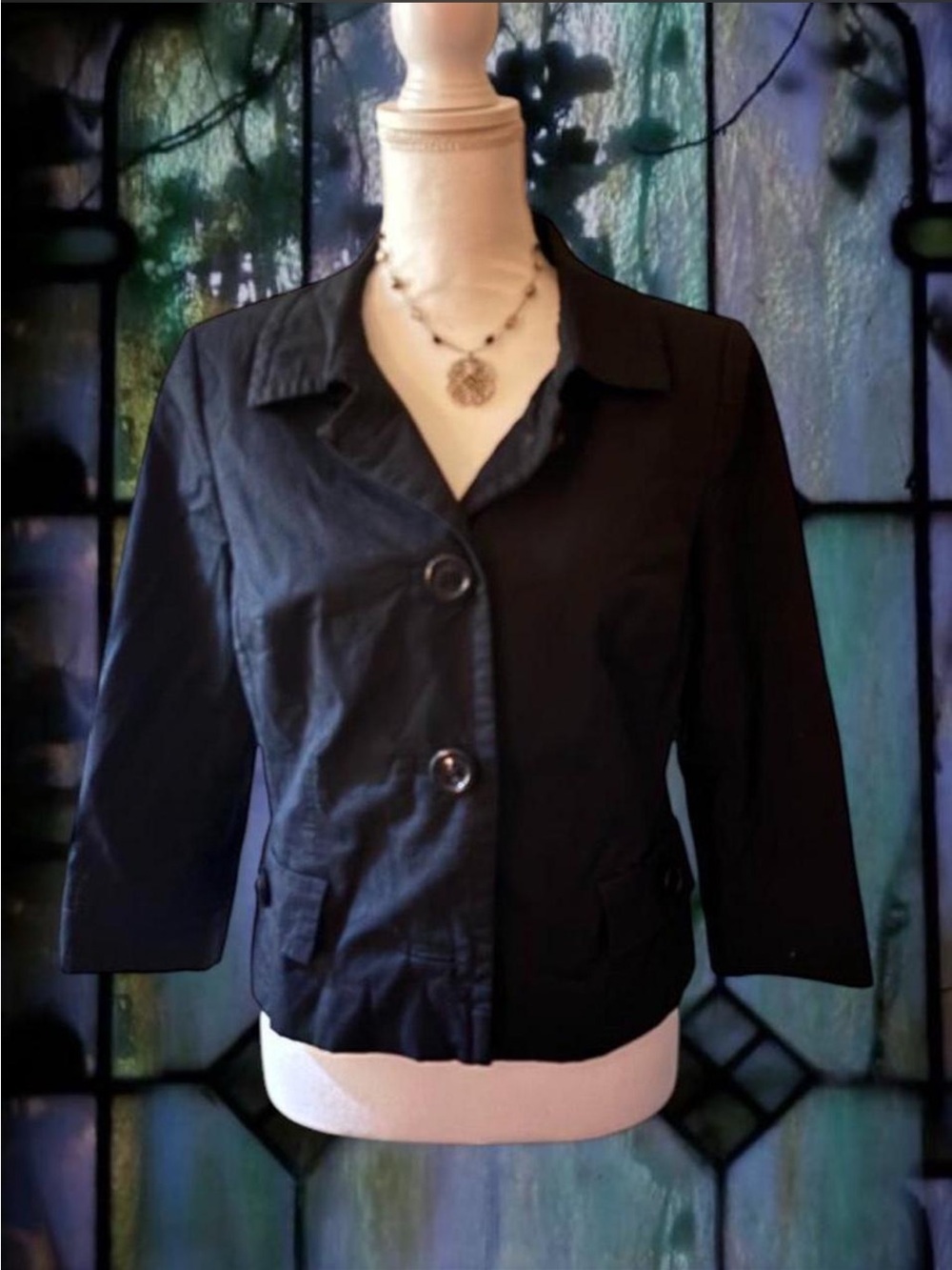 Black short jacket
